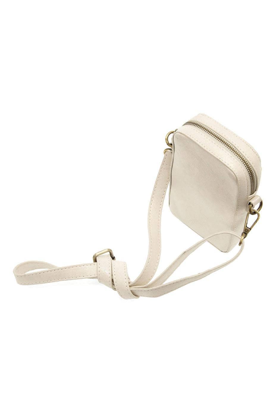 Holographic Phoenix Crossbody Phone Bag White