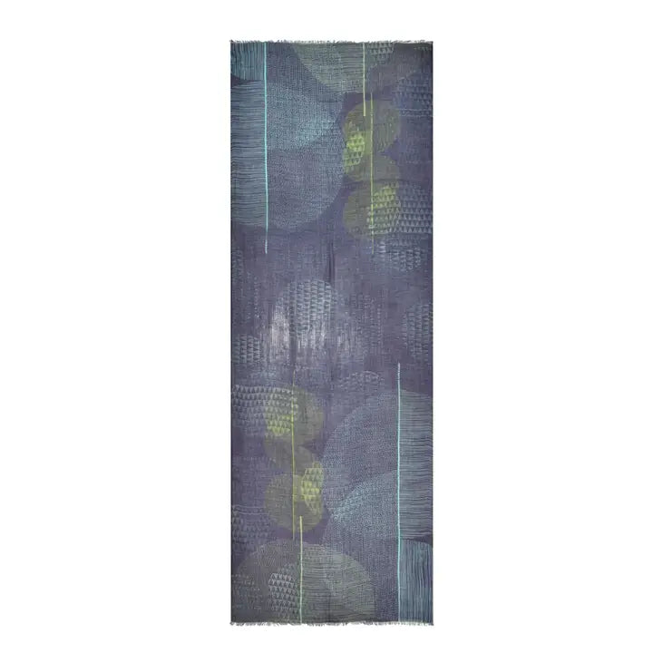 Tristan Moody Dot Scarf Navy