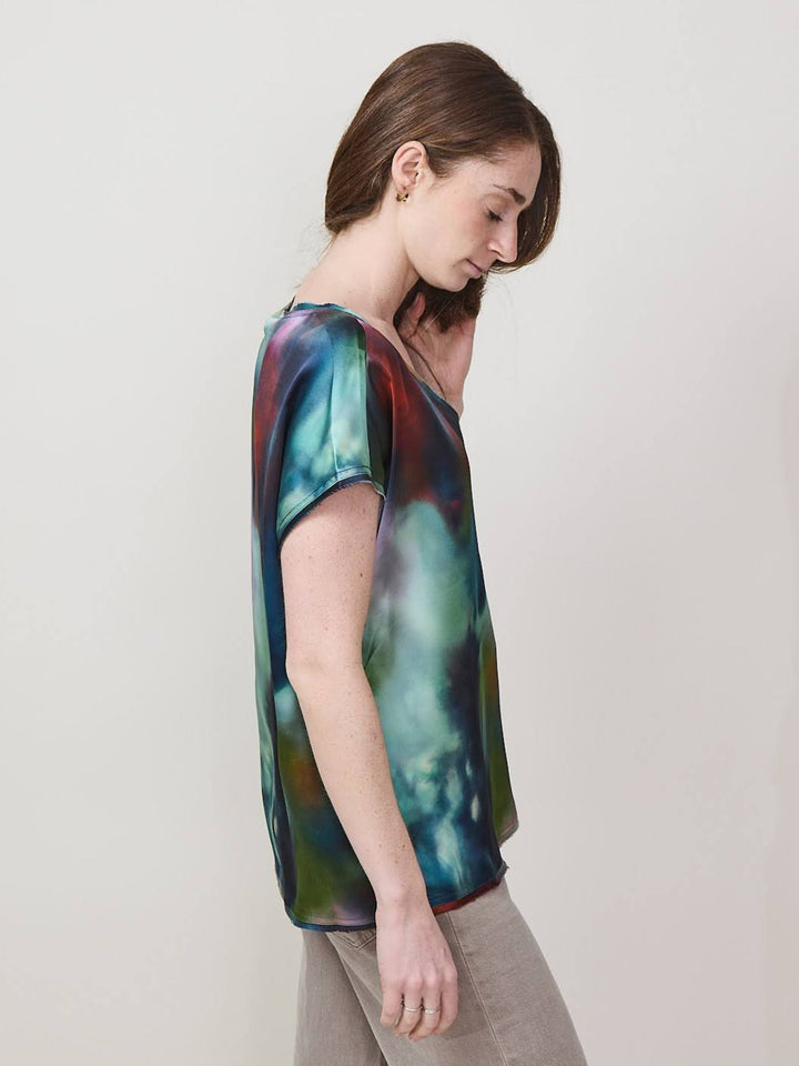 Revisited Frayed Edge Tee Paint