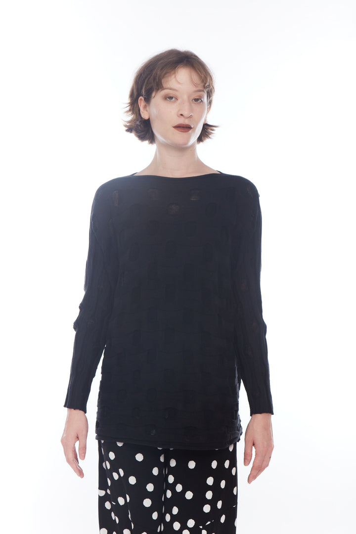 Bubble Sweater Black