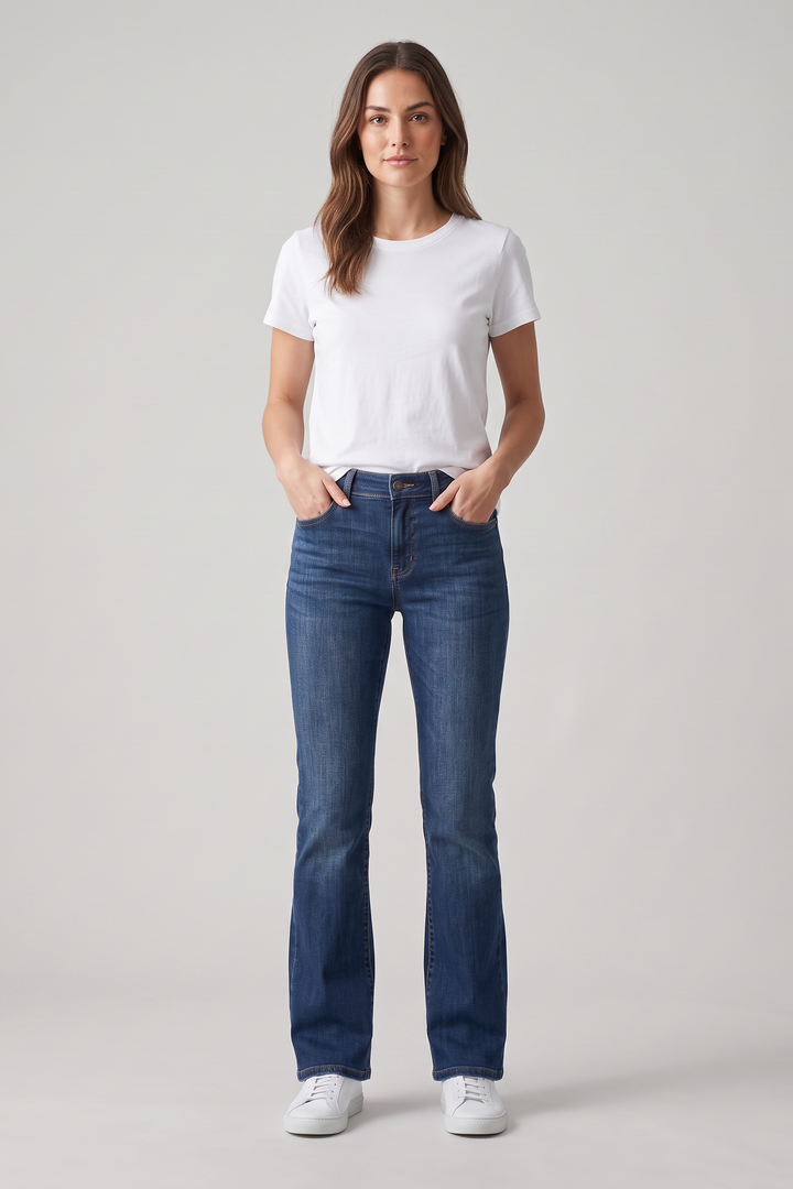 Baby Bootcut Jeans Midwash