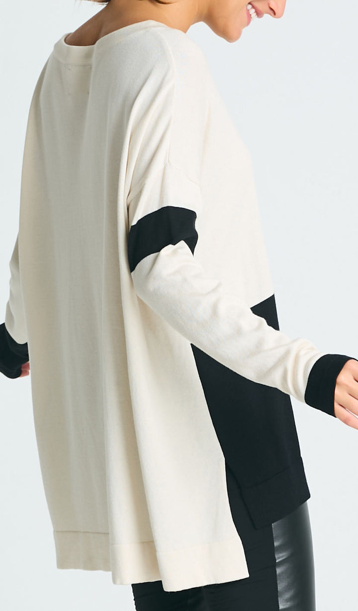 Pima Cotton Mod Graphic Black