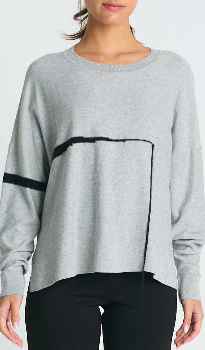 Pima Cotton Fine Line Black