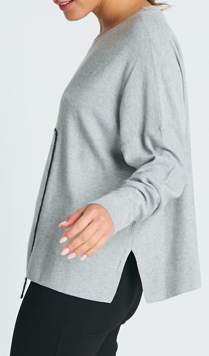 Pima Cotton Fine Line Black