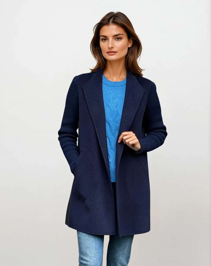 Rib Sleeve Coat