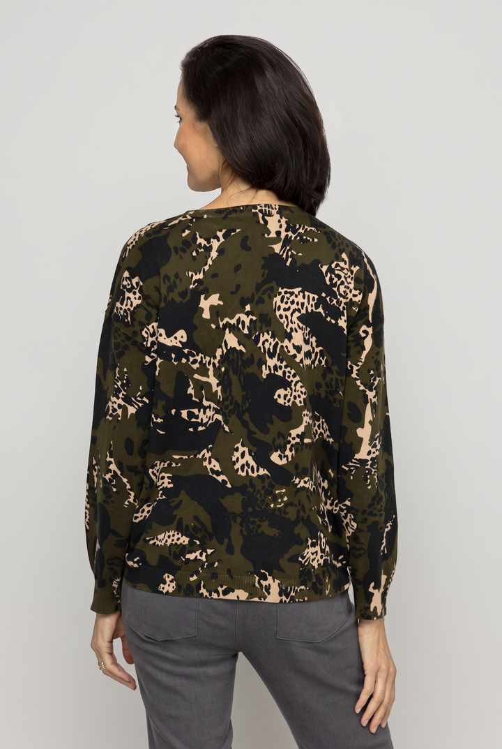 Wild Side Print Sweater