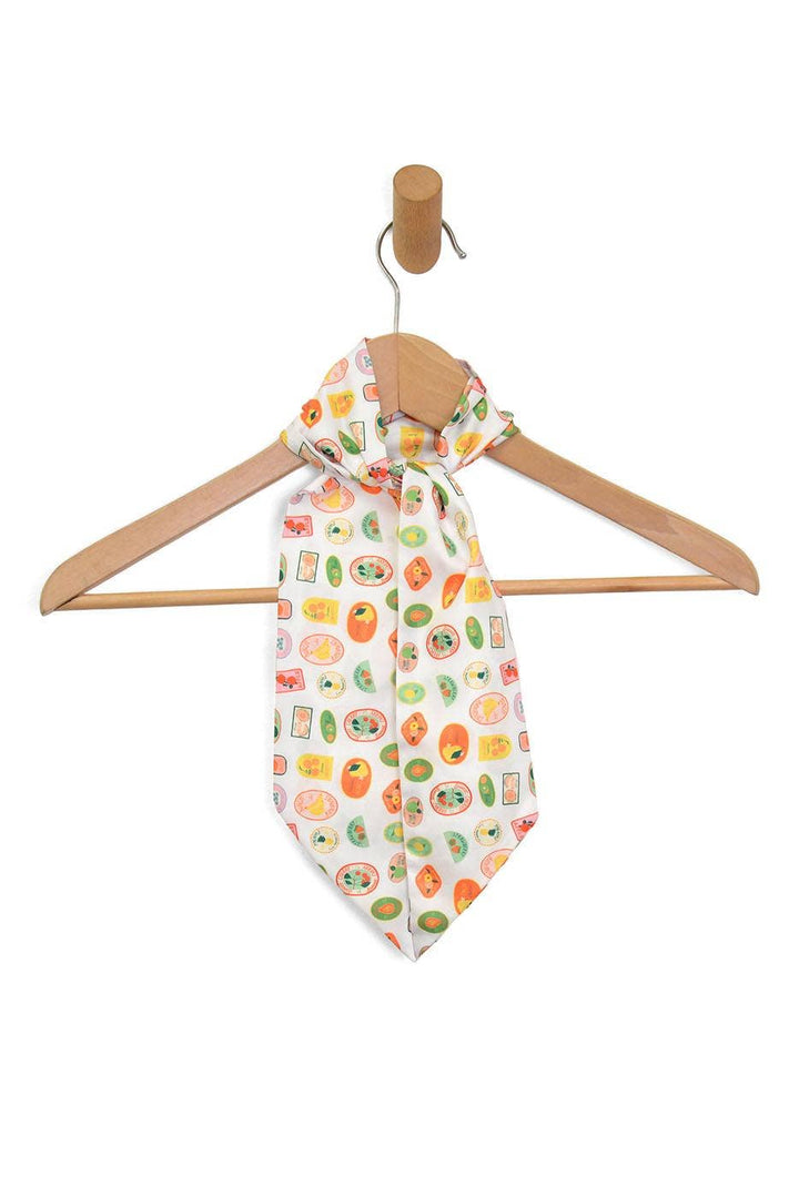 Farmers Market Scarf White