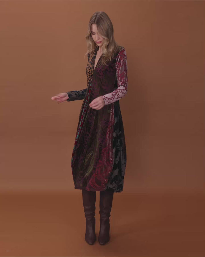 Tapestry Cocoon Dress, Regal