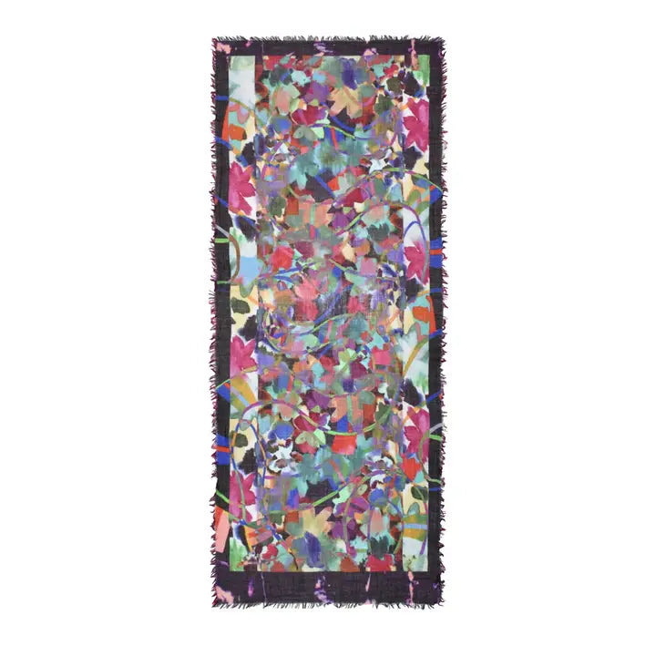 Andor Artistic Washed Wool Scarf Multi