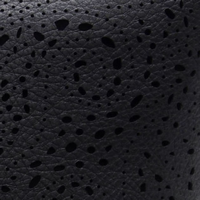 Lazer Cut Eyelet Bucket Crossbody Black