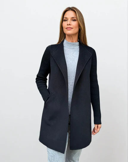 Rib Sleeve Coat