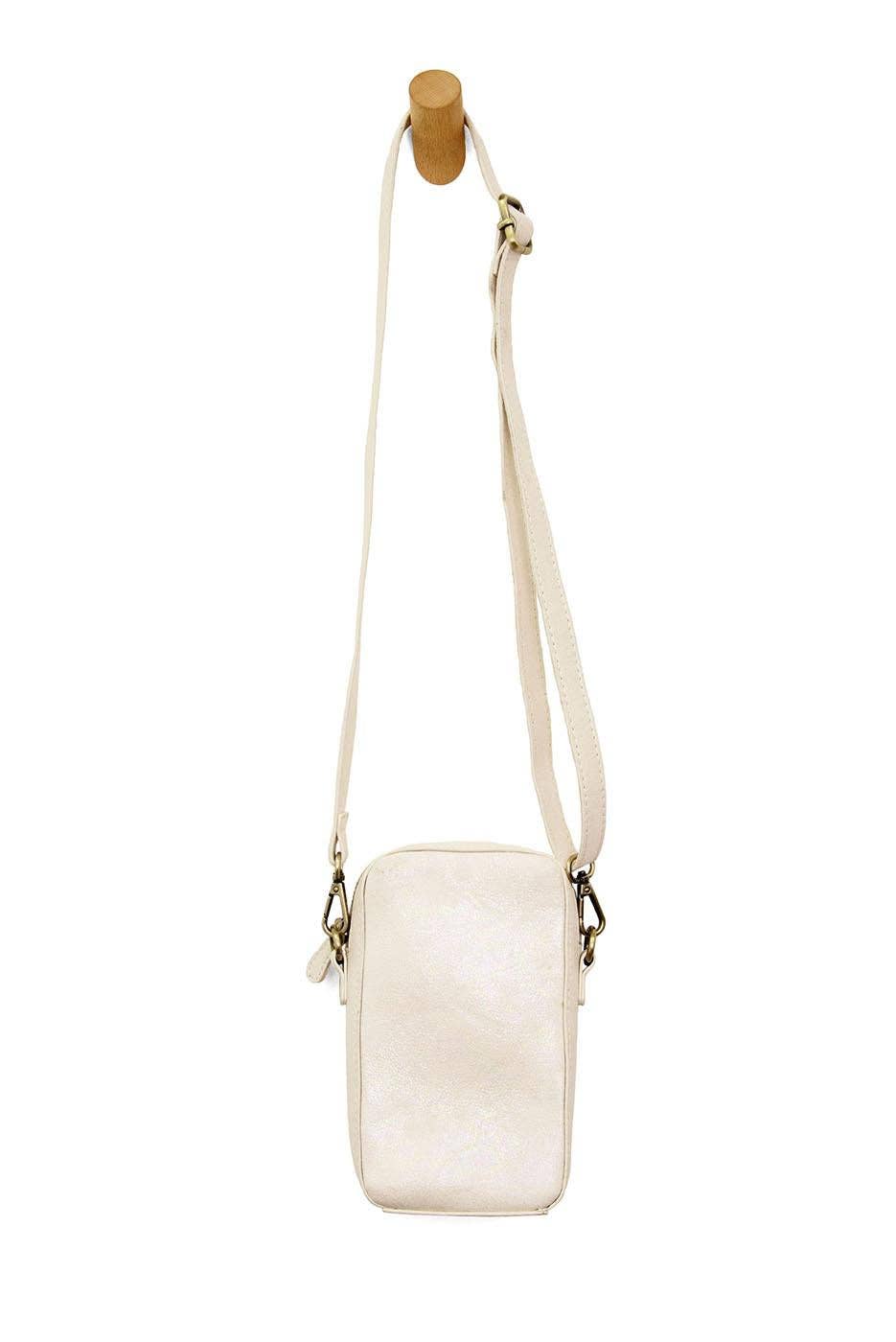 Holographic Phoenix Crossbody Phone Bag White