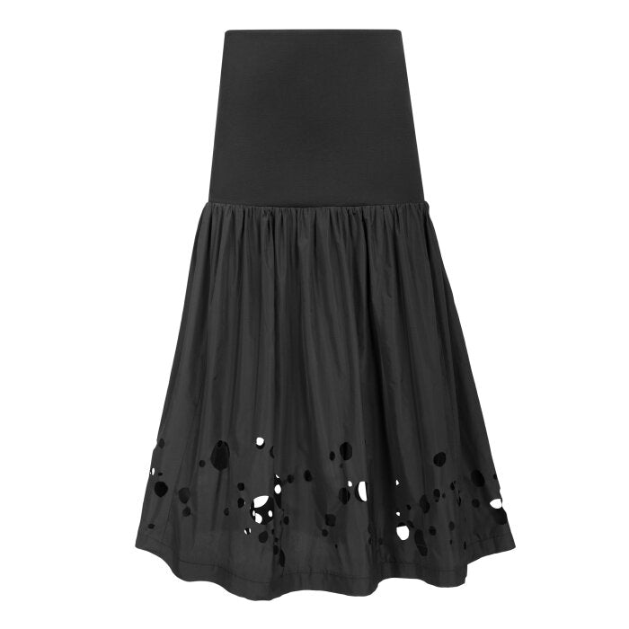Hort Perforated A Line Skirt