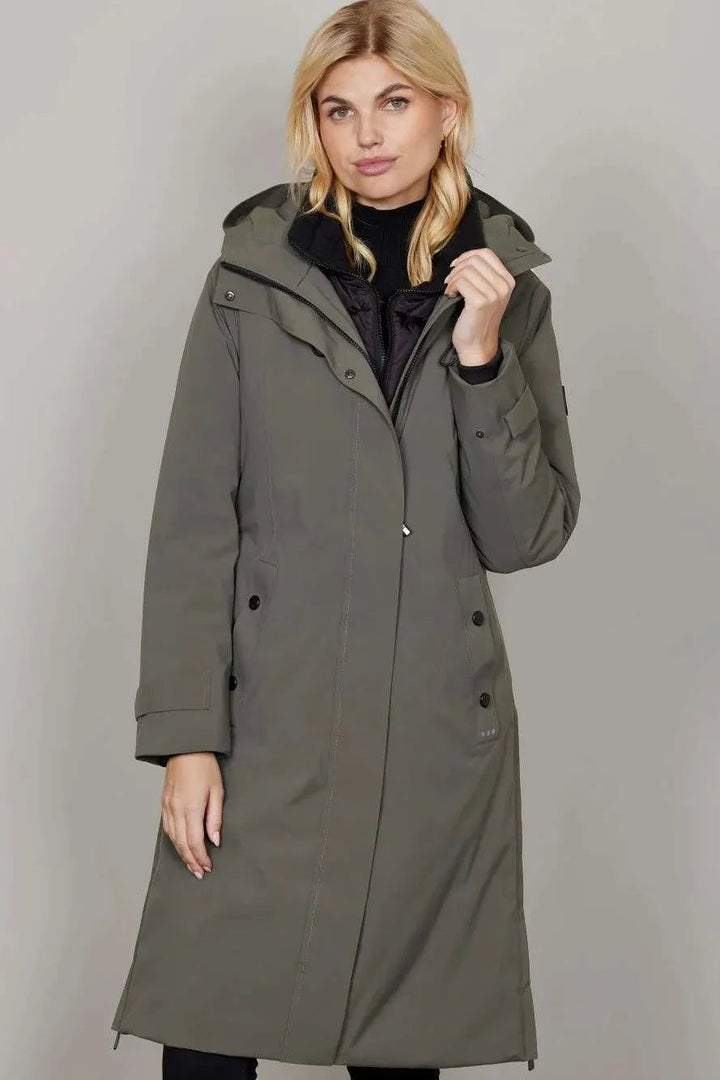 Mira Functional Coat in Olive