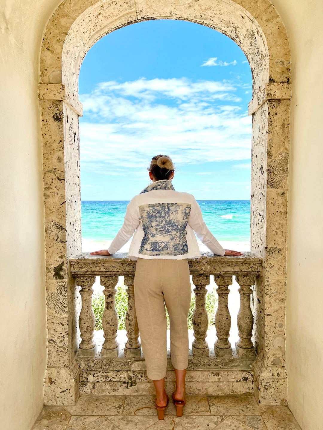 The White Denim Jacket / Totally Toile