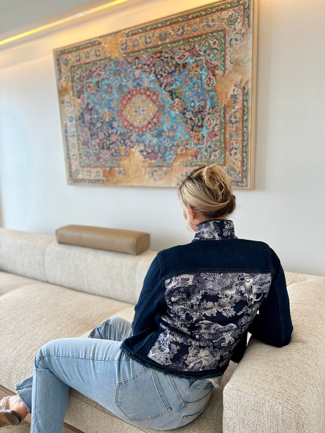 The Dark Denim Jacket / Navy Toile