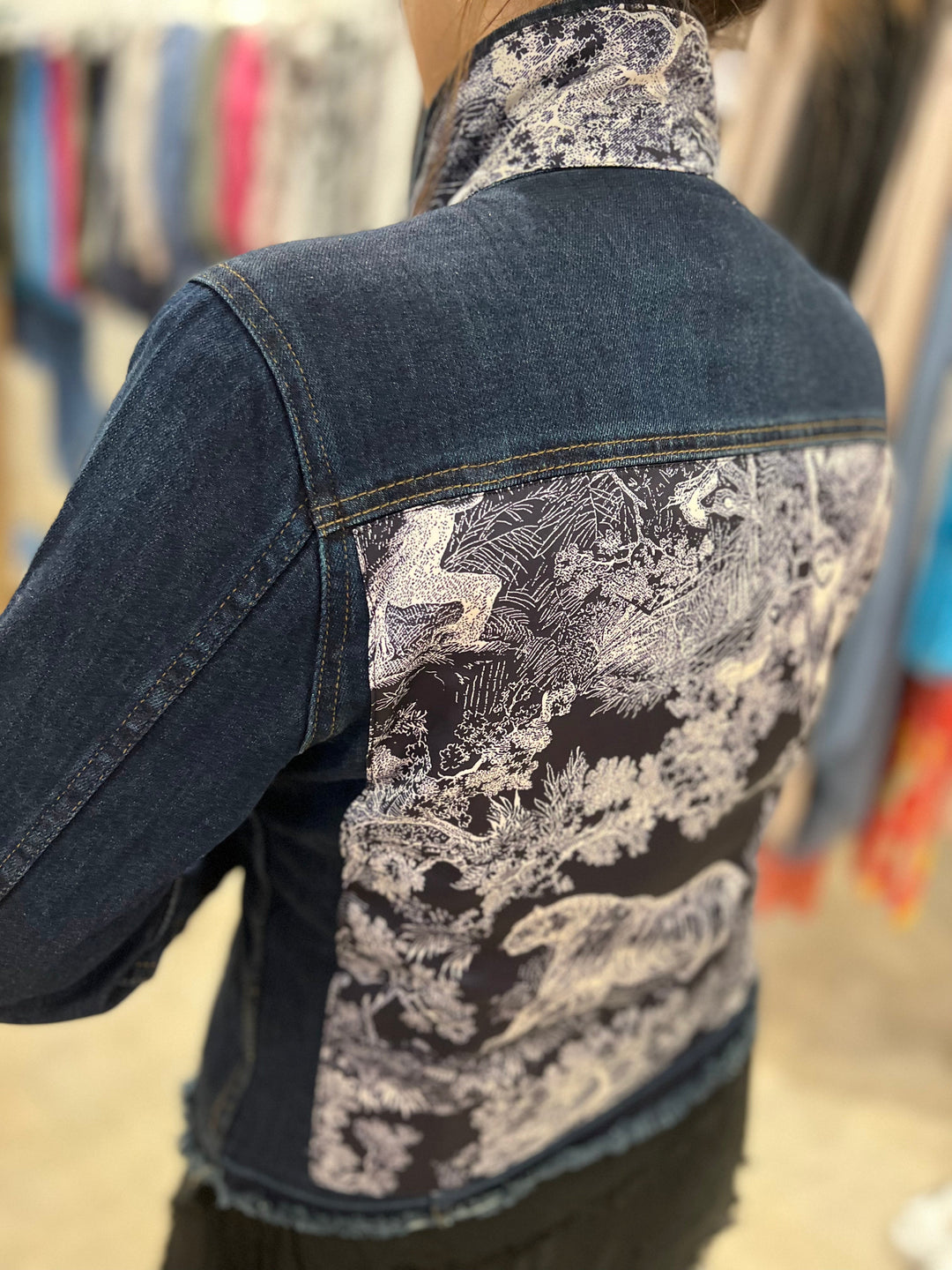 The Dark Denim Jacket / Navy Toile