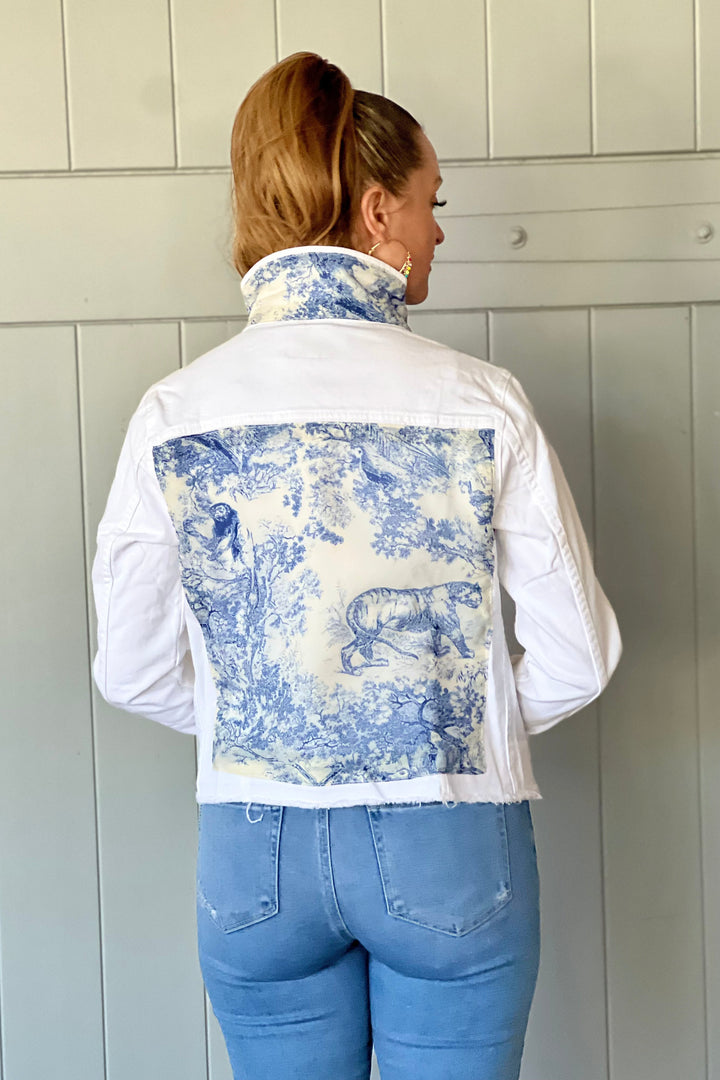 The White Denim Jacket / Totally Toile