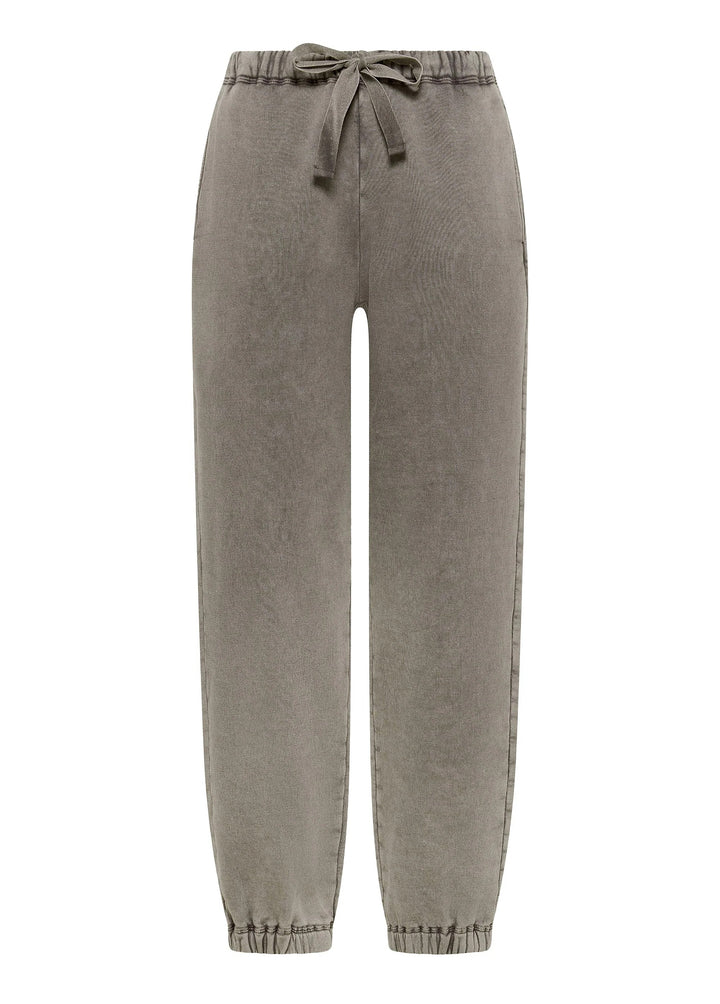 Acid Wash Joggers Taupe