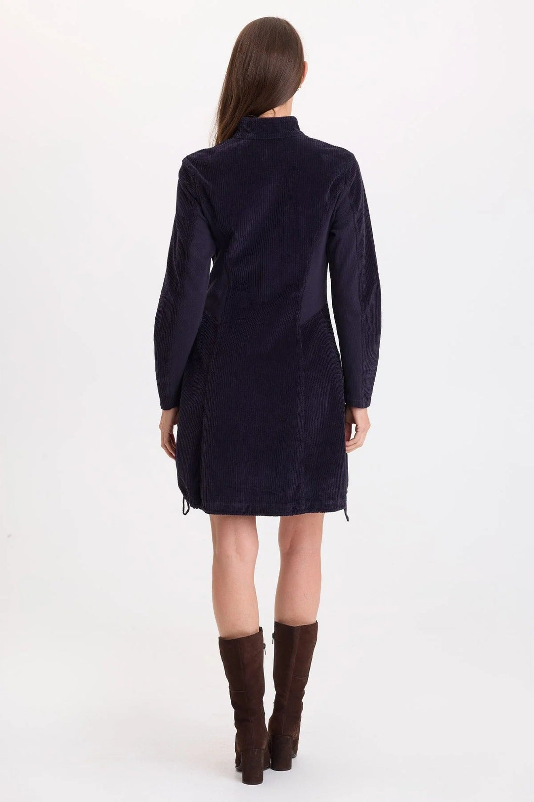 Uzma Corduroy Jacket Dress Navy