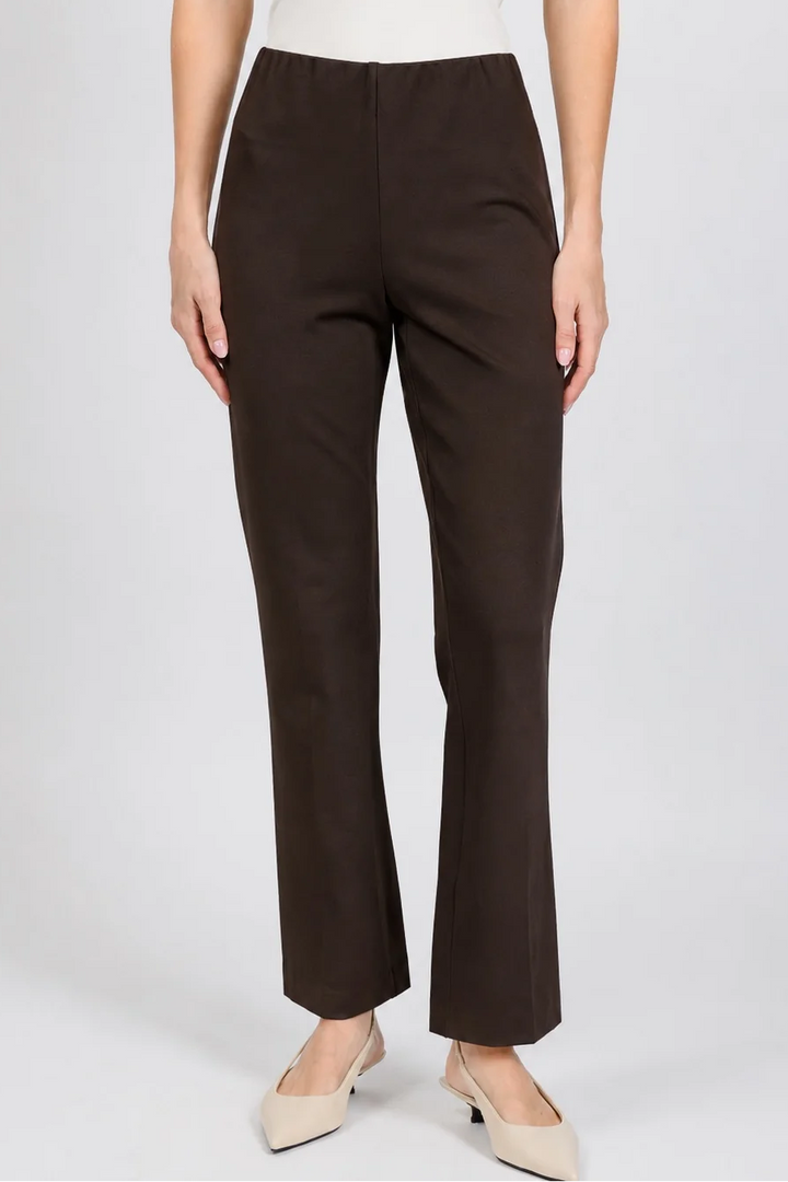 Pull On Ponte Pant Chocolate