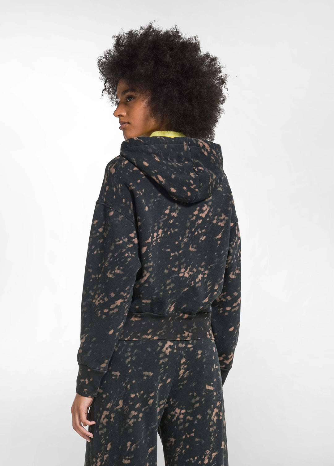 All Over Print Hoodie Brown