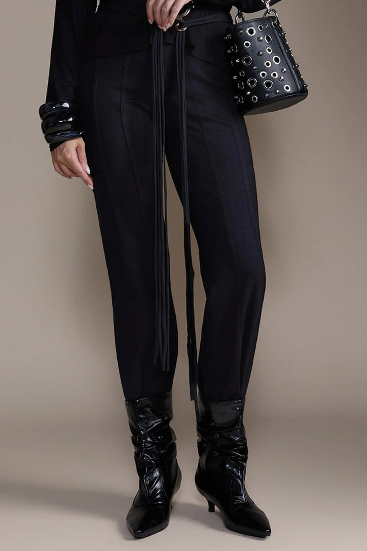 Barcelona Ponte Flair Leg Pant Black
