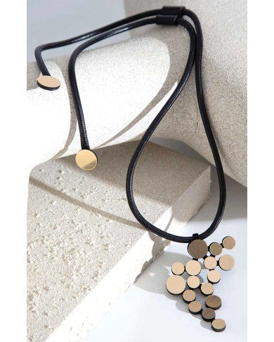 Coins Pendant in Gold