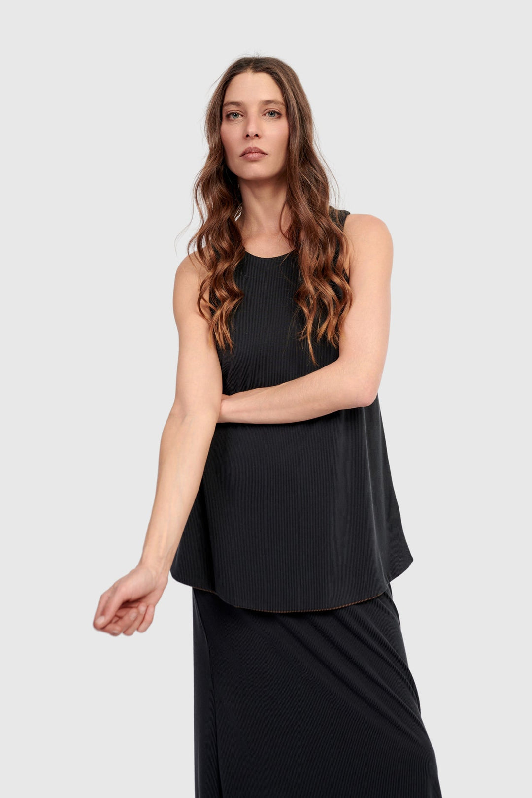 Reversible Cupro Tank Top, Mix
