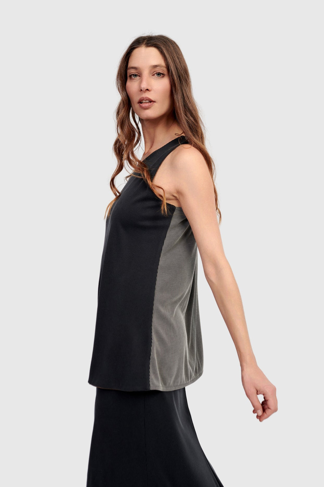 Reversible Cupro Tank Top, Mix