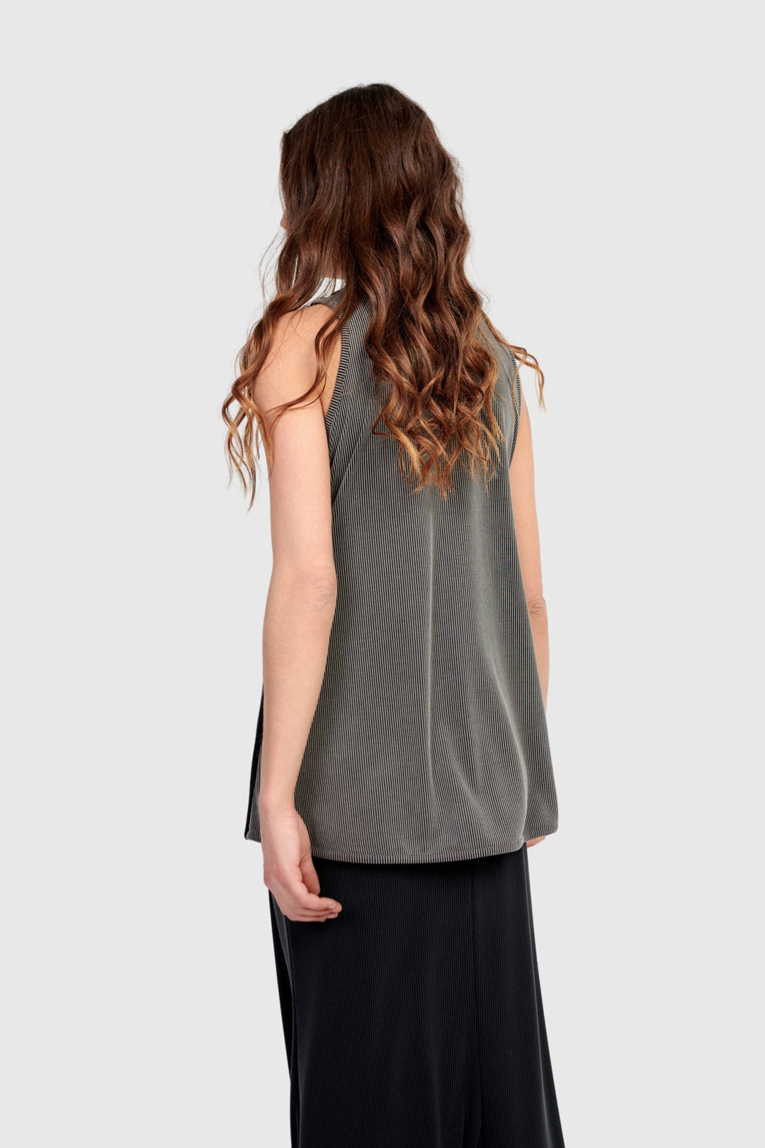 Reversible Cupro Tank Top, Mix