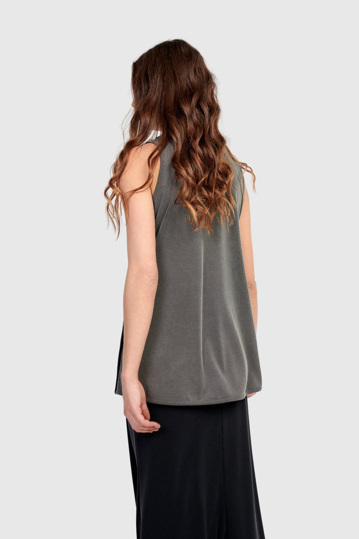 Reversible Cupro Tank Top, Mix