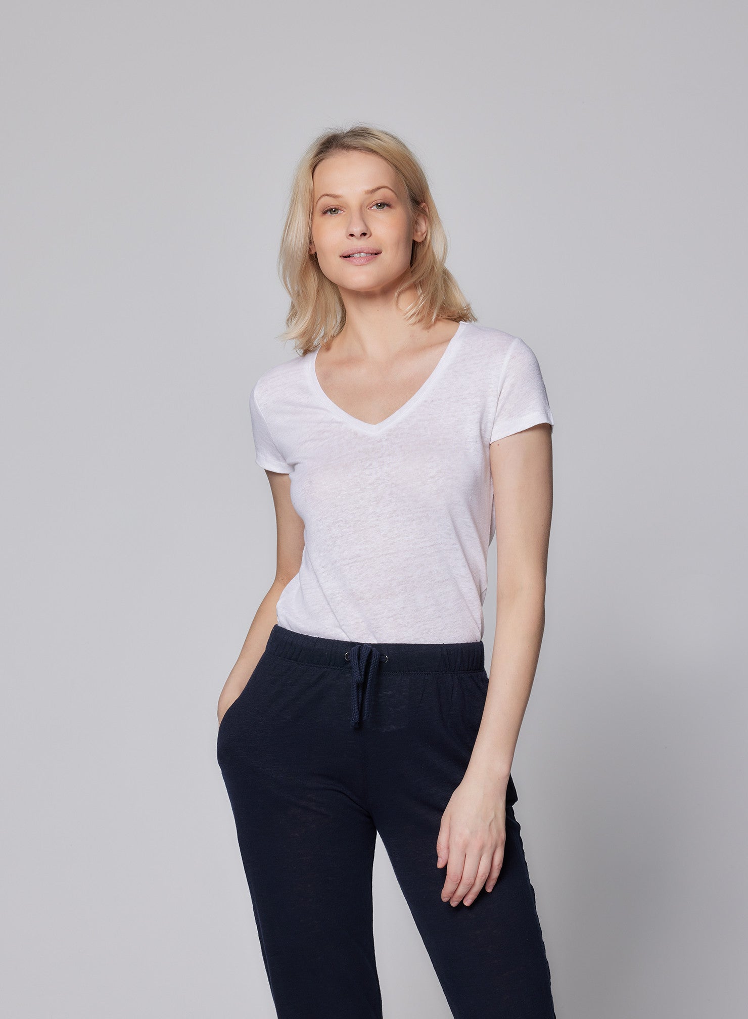 Tシャツ・カットソー MAJESTIC FILATURES Linen polo shirt with short sleeves Majestic Filatures short-sleeve stretch-linen Polo Shirt