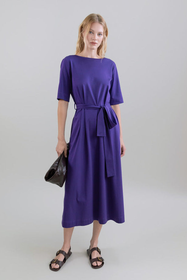 Elbow Sleeve Dress Cobalt