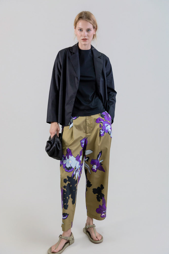 Floral Pant Kaki