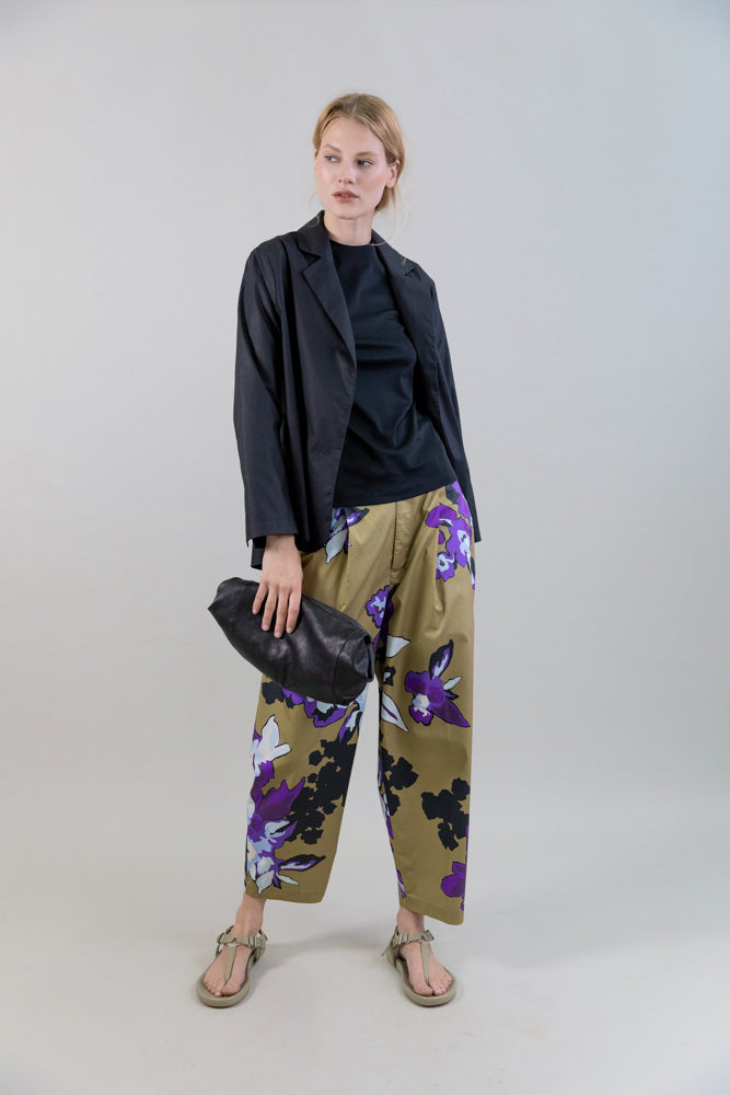Floral Pant Kaki