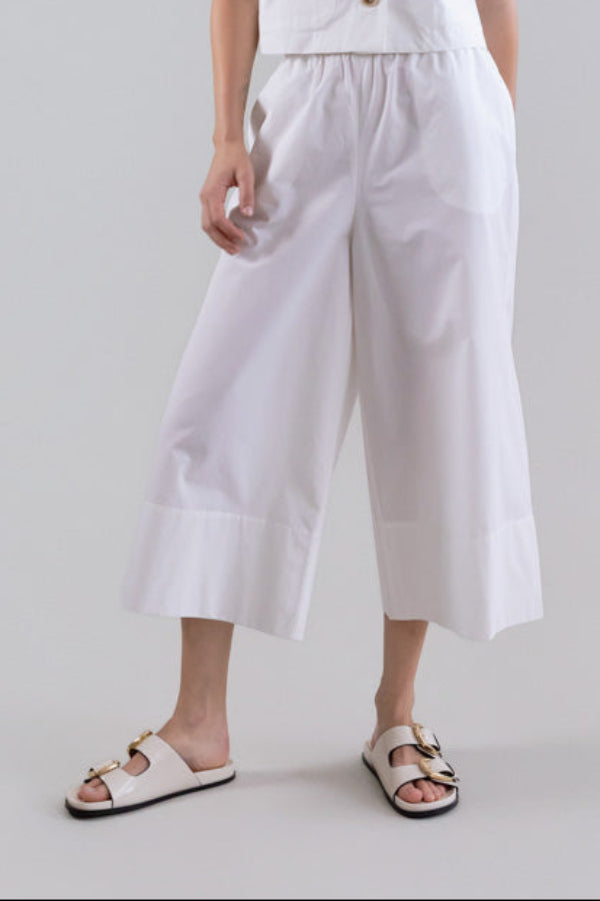 Crop Pant White