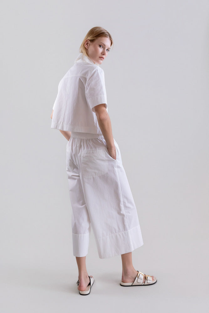 Crop Pant White