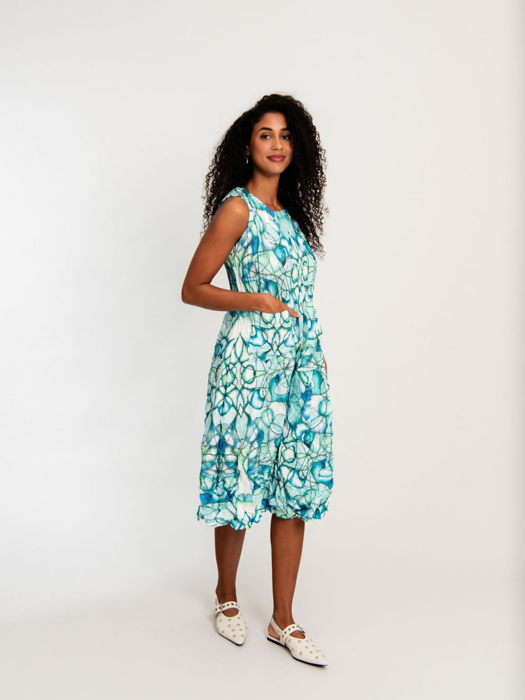 Smash Pocket Dress Seaglass