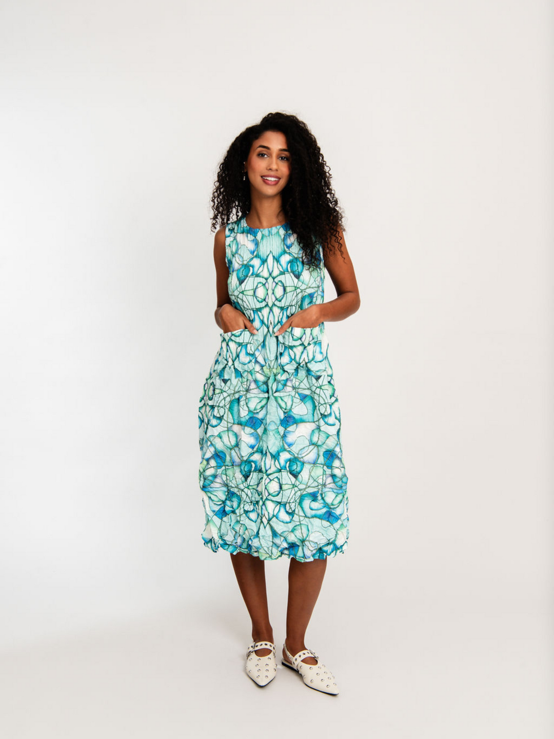 Smash Pocket Dress Seaglass
