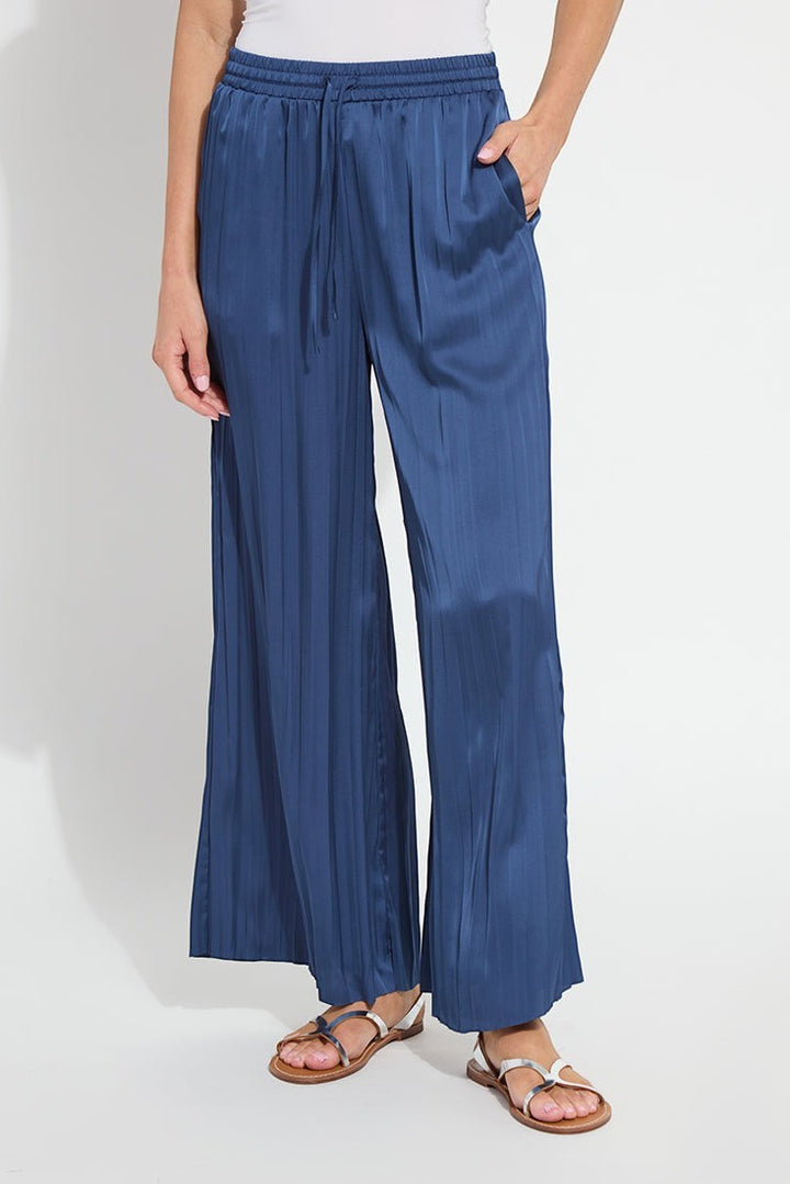 Packable Palazzo Pant Cape Blue