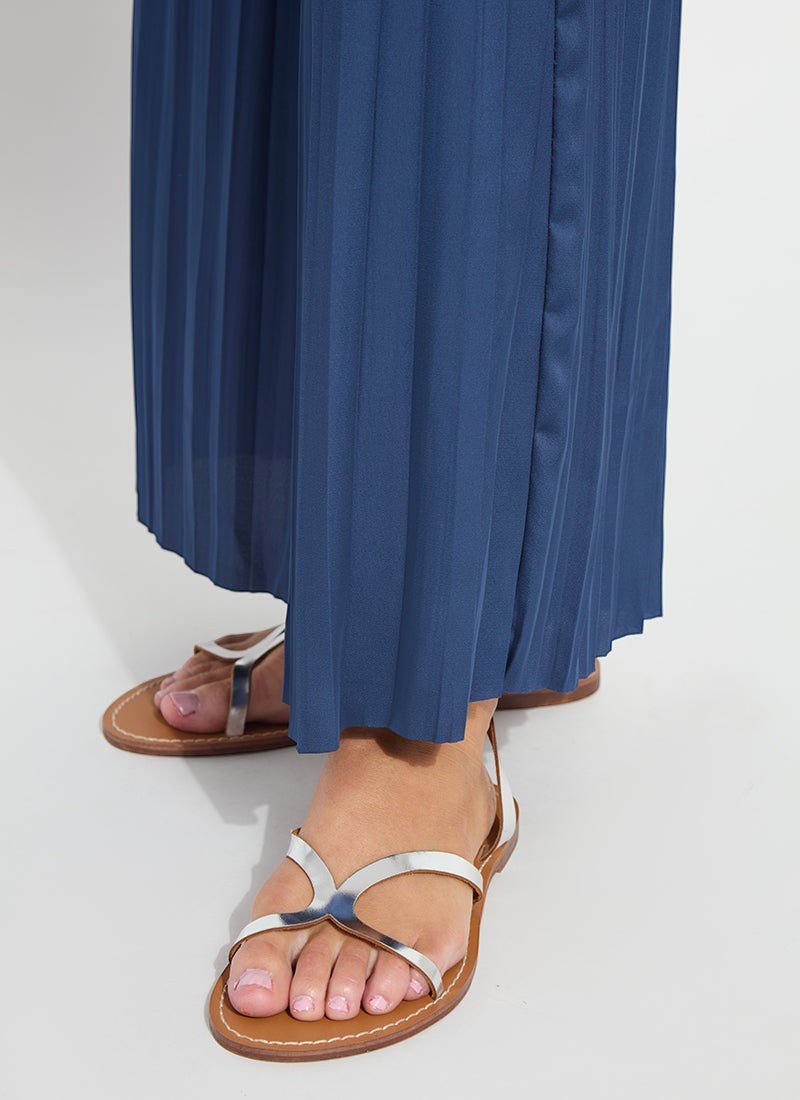 Packable Palazzo Pant Cape Blue