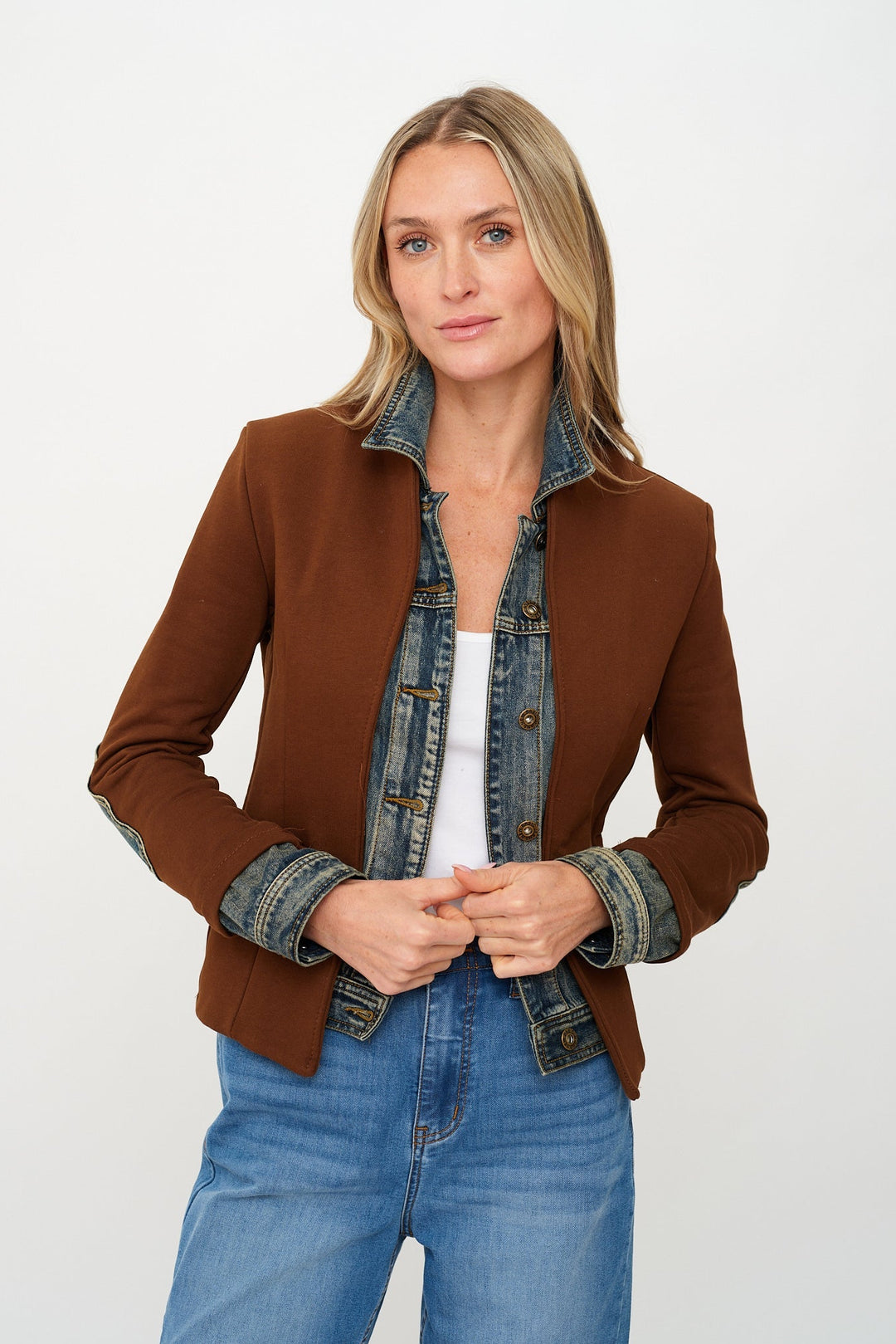 Clarissa Blazer in Chocolate