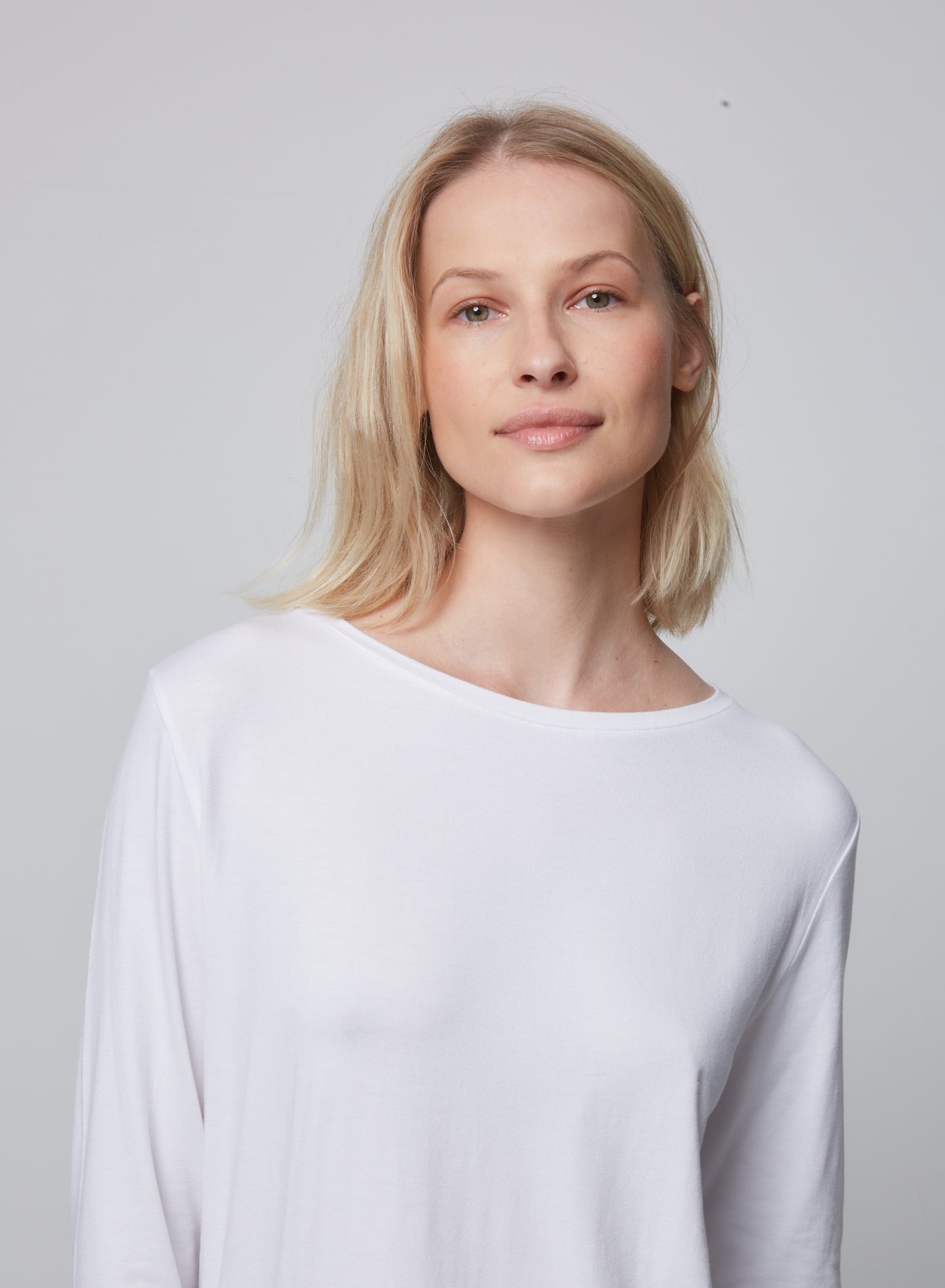 3/4 Boat Neck Top