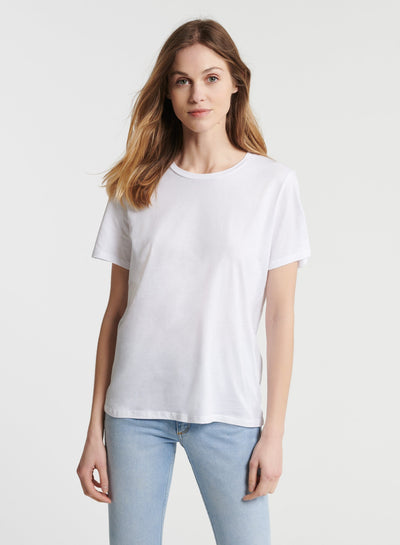 Cotton 'Silk Touch' Short Sleeve Crewneck T-Shirt - CREW S/S - Majestic Filatures North America