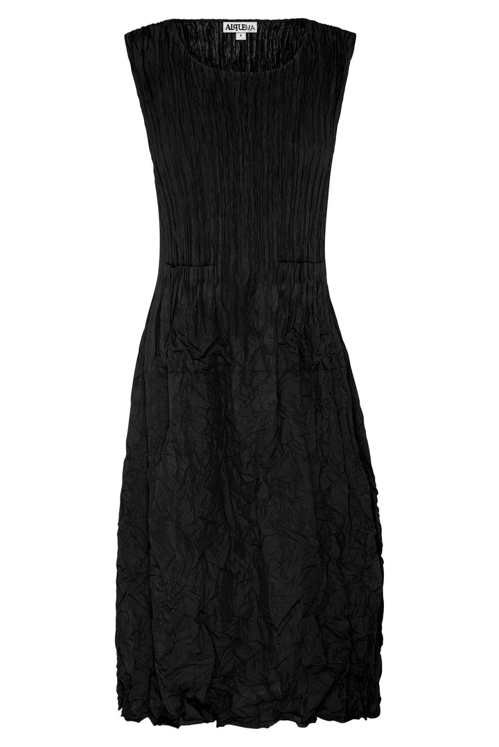 Smash Pocket Dress Black