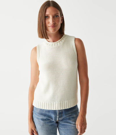 Estelle Sweater Vest Ivory